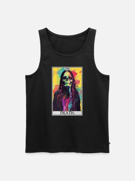 Tarot Card Tarot Card Death - Men's Premium Organic Tank Top - black