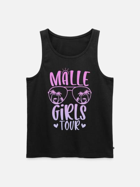Visite des filles de Malle - Débardeur bio Premium Homme - noir