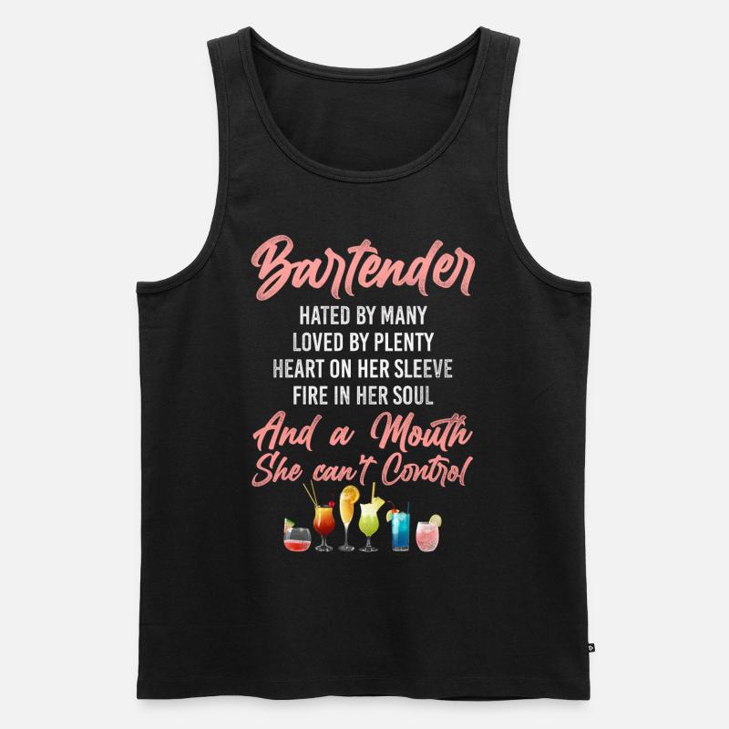Bartender Mixologist Bartender - Men's Premium Organic Tank Top - black
