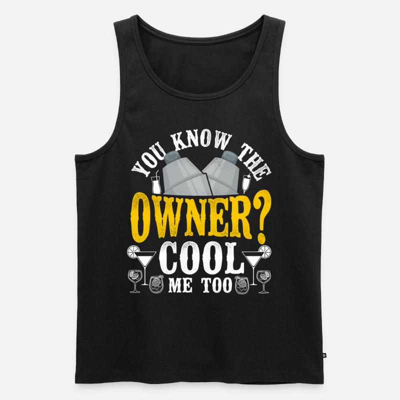 Bartender Mixologist You Know The - Männer Premium Bio Tank Top - Schwarz