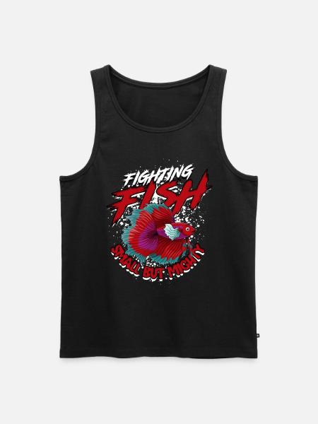 Kampffisch Siamesische Kampffische - Männer Premium Bio Tank Top - Schwarz