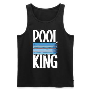 Swimming Water Sports Pool Swimming Swimmers - Men's Premium Organic Tank Top - black - Front - AI Model Male 178 light (178cm)
