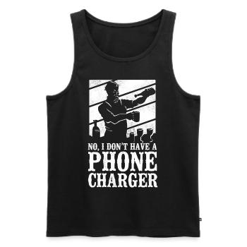 Bartender Mixologist No, I Don't - Männer Premium Bio Tank Top - Schwarz - Vorne - Michal (187cm)