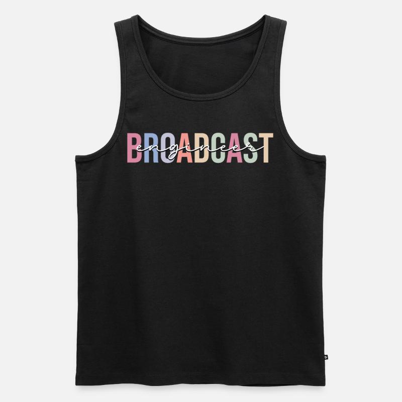 Rundfunktechniker Technik - Männer Premium Bio Tank Top - Schwarz