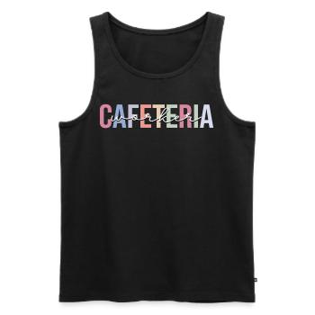 Cafeteria-Mitarbeiterin Lunch Lady - Männer Premium Bio Tank Top - Schwarz - Vorne - Michal (187cm)