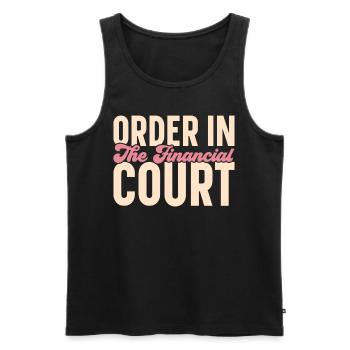 Buchhaltung Finanzbuchhalter Buchhalter Beruf - Männer Premium Bio Tank Top - Schwarz - Vorne - AI Model Male 178 light (178cm)