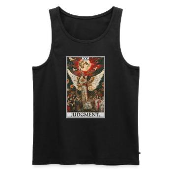 Tarot Cards Tarot Card 20 Judgment Court - Men's Premium Organic Tank Top - black - Front - Michal (187cm)