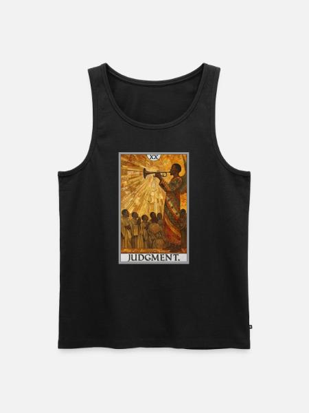 Tarotkarten Tarotkarte 20 Judgment Gericht - Männer Premium Bio Tank Top - Schwarz