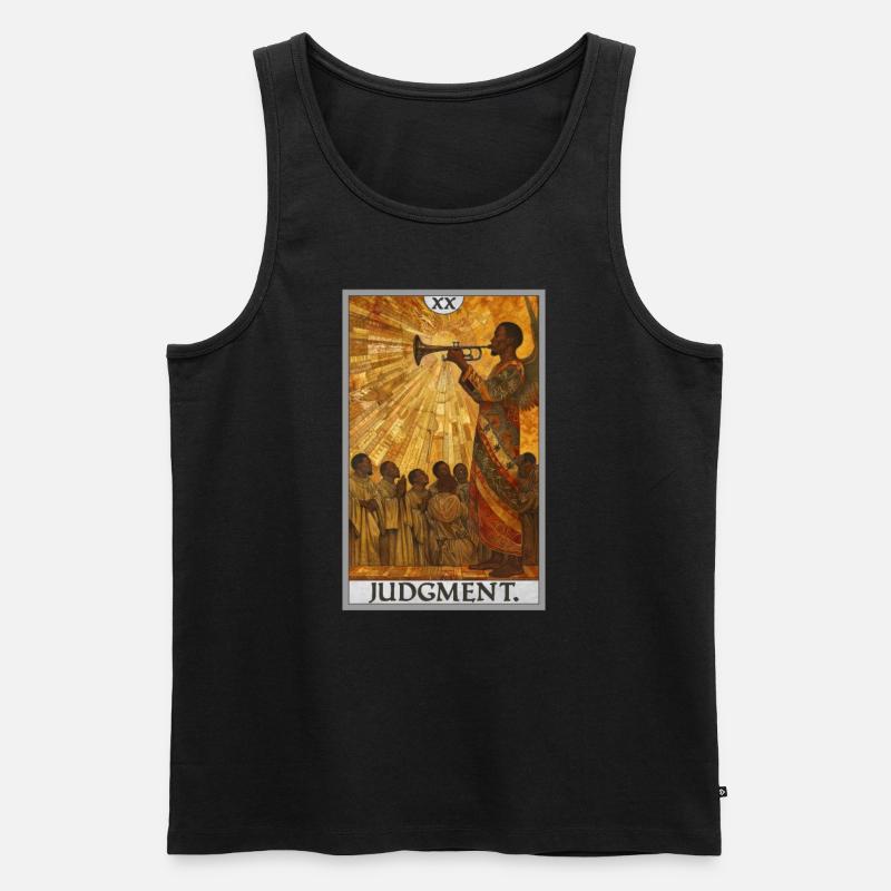 Tarotkarten Tarotkarte 20 Judgment Gericht - Männer Premium Bio Tank Top - Schwarz