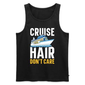 Croisière Crusader Bateau de croisière Cadeau - Débardeur bio Premium Homme - noir - Devant - Michal (187cm)