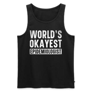Epidemiology Scientist Epidemiologist Medicine - Men's Premium Organic Tank Top - black - Front - Michal (187cm)