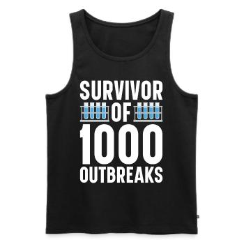 Epidemiology Scientist Epidemiologist Medicine - Men's Premium Organic Tank Top - black - Front - Michal (187cm)
