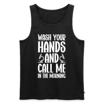 Epidemiology Scientist Epidemiologist Medicine - Men's Premium Organic Tank Top - black - Front - Michal (187cm)