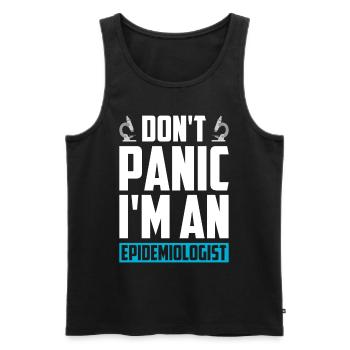 Epidemiology Scientist Epidemiologist Medicine - Men's Premium Organic Tank Top - black - Front - Michal (187cm)