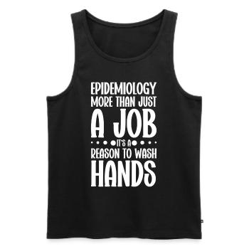 Epidemiology Scientist Epidemiologist Medicine - Men's Premium Organic Tank Top - black - Front - Michal (187cm)