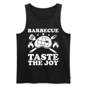 Grilling Barbecue Grill Party Grill Professional BBQ - Men's Premium Organic Tank Top - black - Front - AI Model Male 178 light (178cm)