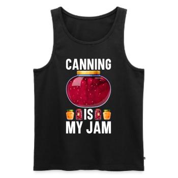 Konservieren Konservendosen Konserven Einmachen - Männer Premium Bio Tank Top - Schwarz - Vorne - AI Model Male 178 light (178cm)