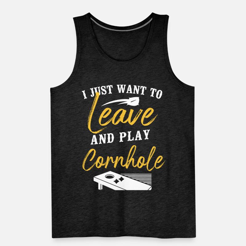 Cornhole Team Bean Bag Player Männer Premium Bio Tank Top