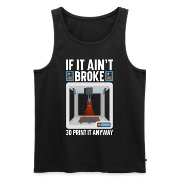 3D Printer Filament 3D Printing 3D Printing 3D Printer - Men's Premium Organic Tank Top - black - Front - AI Model Male 178 light (178cm)