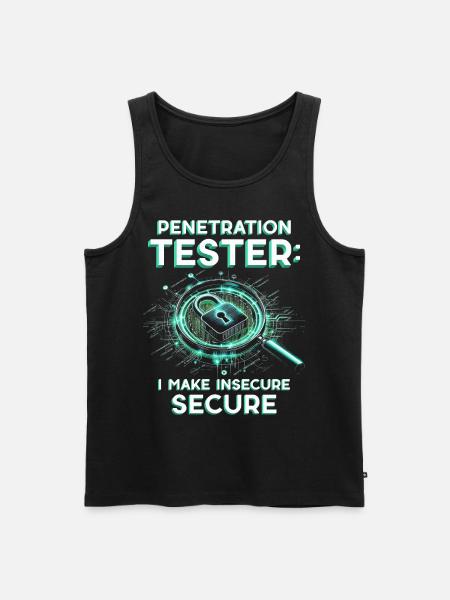 Penetrationstester Penetration Tester - Männer Premium Bio Tank Top - Schwarz