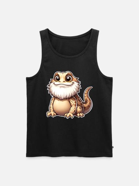Bearded dragons - Men's Premium Organic Tank Top - black