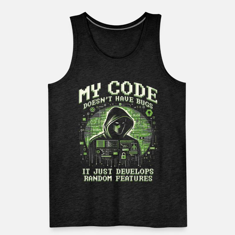 Penetrationstester My code doesn't have bugs Männer Premium Bio Tank Top
