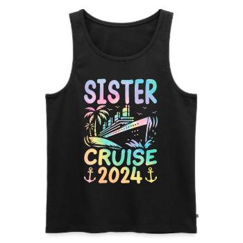 Sister Cruise 2024 - Men's Premium Organic Tank Top - black - Front - Michal (187cm)