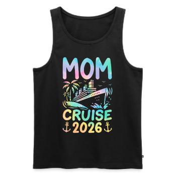 Mom Cruise 2026 - Men's Premium Organic Tank Top - black - Front - AI Model Male 178 light (178cm)