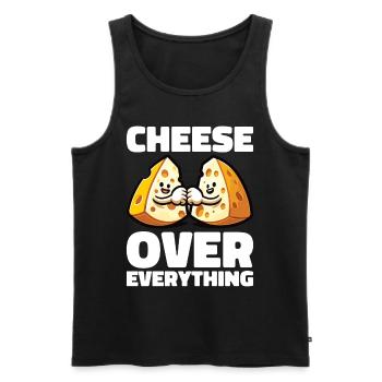Käser Molkerei Käsemacher Milchtechnologe Käse - Männer Premium Bio Tank Top - Schwarz - Vorne - AI Model Male 178 light (178cm)