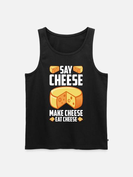 Käser Molkerei Käsemacher Milchtechnologe Käse - Männer Premium Bio Tank Top - Schwarz