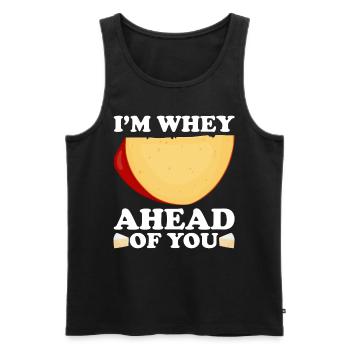 Käser Molkerei Käsemacher Milchtechnologe Käse - Männer Premium Bio Tank Top - Schwarz - Vorne - AI Model Male 178 light (178cm)