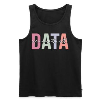 Datenwissenschaftler Datenwissenschaft Datenanalys - Männer Premium Bio Tank Top - Schwarz - Vorne - AI Model Male 178 light (178cm)
