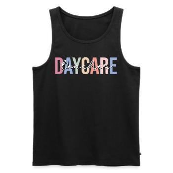 Superviseur de garde d’enfants Garde d’enfants - Débardeur bio Premium Homme - noir - Devant - Michal (187cm)