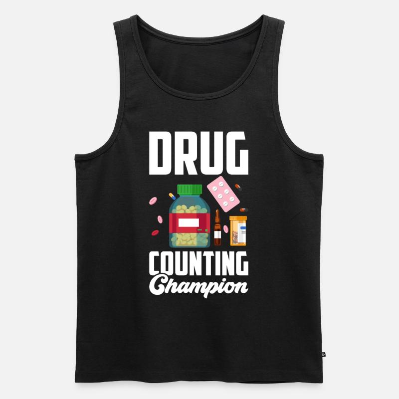 Pharmaceutical Assistant Pharmacy Technician - Men's Premium Organic Tank Top - black