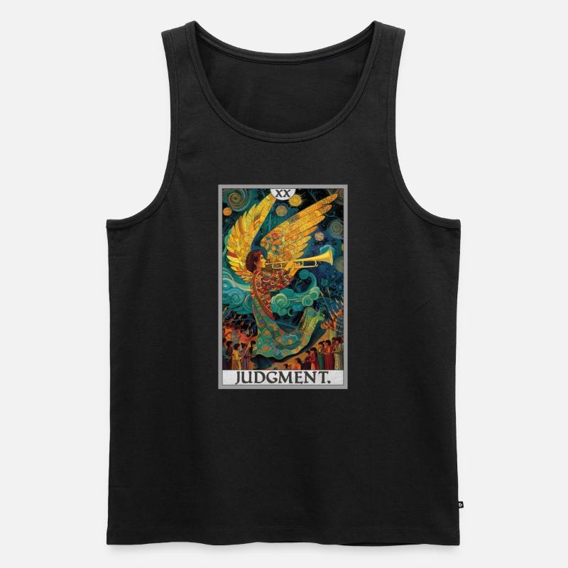 Tarotkarten Tarotkarte 20 Judgment Gericht - Männer Premium Bio Tank Top - Schwarz
