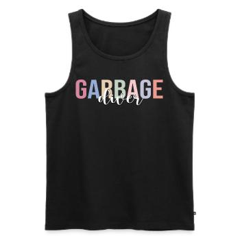 Mülltaucher Containertauchen Müllsammler - Männer Premium Bio Tank Top - Schwarz - Vorne - AI Model Male 178 light (178cm)