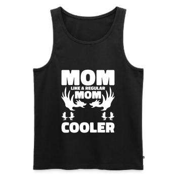 Antler Hunting Antler Hunter Hunting Hunting Trophy - Men's Premium Organic Tank Top - black - Front - AI Model Male 178 light (178cm)