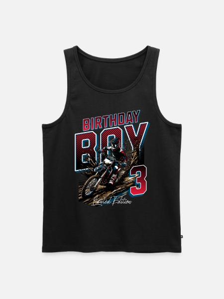 Motocross 3rd Birthday - Men's Premium Organic Tank Top - black