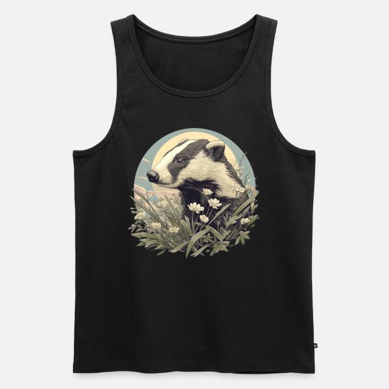 Badger Dachse Dachs - Men's Premium Organic Tank Top - black
