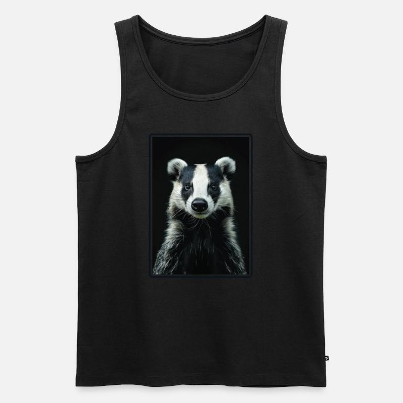 Badger Dachse Dachs - Men's Premium Organic Tank Top - black