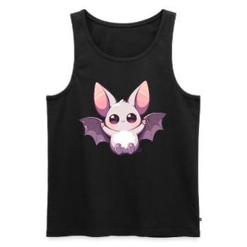 Chauve-souris Chauve-souris - Débardeur bio Premium Homme - noir - Devant - AI Model Male 178 light (178cm)