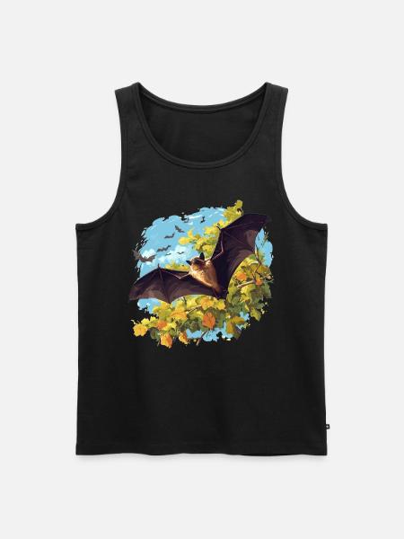 Bat Bats Bat - Men's Premium Organic Tank Top - black