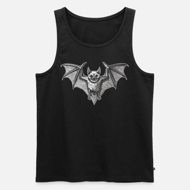 Bat Bats Bat - Men's Premium Organic Tank Top - black