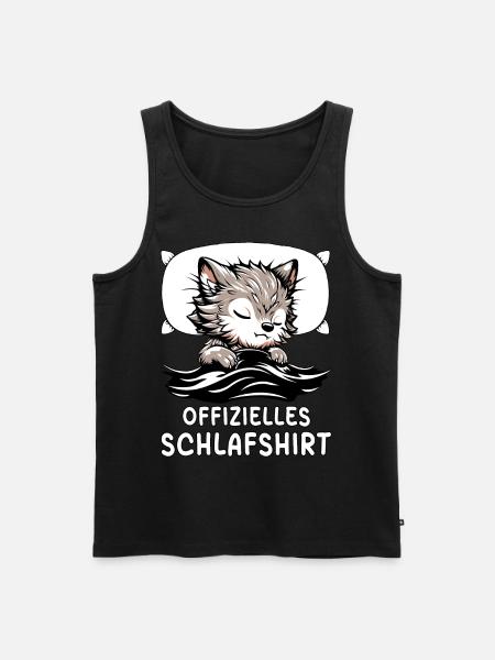 Offizielles Schlafshirt Werwolf - Männer Premium Bio Tank Top - Schwarz