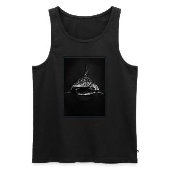 Whale Shark Walhaie Walhai - Männer Premium Bio Tank Top - Schwarz - Vorne - AI Model Male 178 light (178cm)