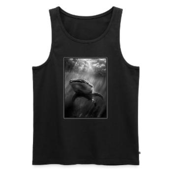 Whale Shark Walhaie Walhai - Männer Premium Bio Tank Top - Schwarz - Vorne - AI Model Male 178 light (178cm)
