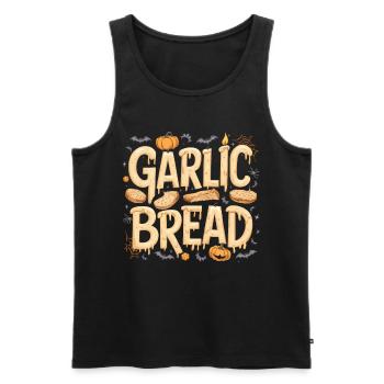 Halloween Costume Zombie Pumpkin Blood Spirit Party - Men's Premium Organic Tank Top - black - Front - Michal (187cm)