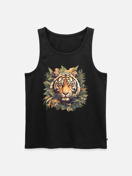 Bengal Tiger King Tiger - Men's Premium Organic Tank Top - black