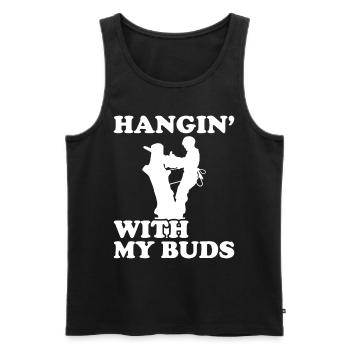 Arborist Baumpfleger Baumkletterer Baumklettern - Männer Premium Bio Tank Top - Schwarz - Vorne - Michal (187cm)