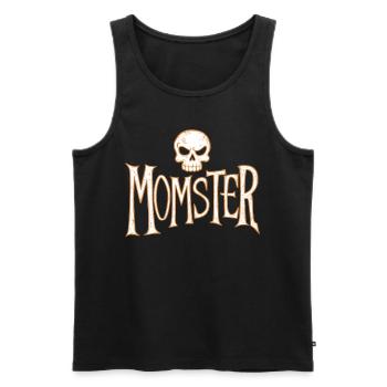 Halloween Squelette Effrayant Effrayant Horreur Fête - Débardeur bio Premium Homme - noir - Devant - Michal (187cm)
